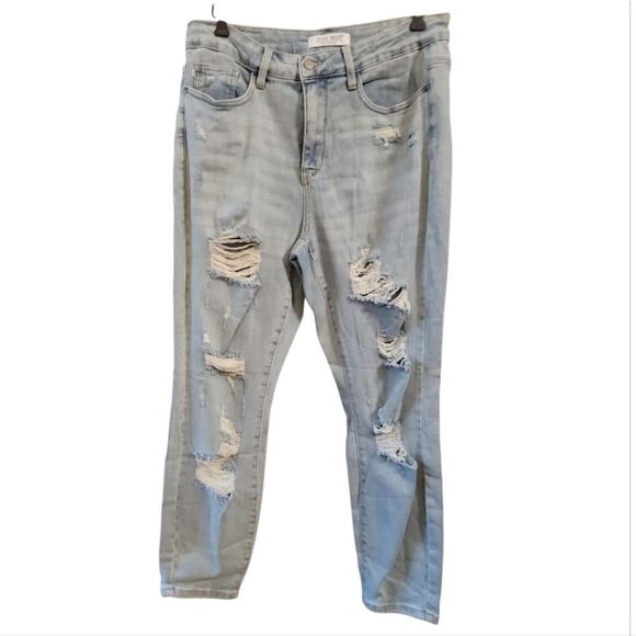 Judy Blue Distressed Skinny Jeans - Picture 1 of 8